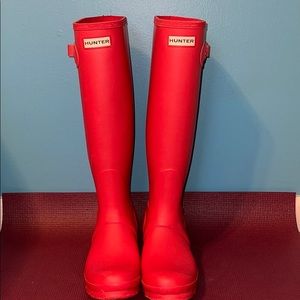 Hunter rain boots